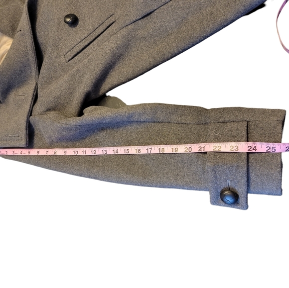 Babaton dark gray pea coat - Picture 5 of 7